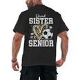 Proud Sister Of A 2026 Senior Soccer Graduation Leopard Men's Back Print T-Shirt