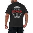 Proud Stepmom Of a 2019 Senior Graduation Family Men's Back Print T-Shirt