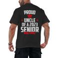 Proud Uncle Of A 2023 Senior Class Of 2023 Graduation Men's Back Print T-Shirt