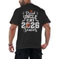 Proud Uncle Of A 2026 Senior Football Graduation Men's Back Print T-Shirt