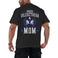 Proud Valedictorian Mom Graduation Grad Mom Class Of 2025 Men's Back Print T-Shirt