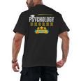 Psychology Degree Graduation Senior Celebration Grad Party Men's Back Print T-Shirt