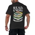 Read S'More Books Marshmallow Reading Smores Men's Back Print T-Shirt