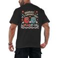 Reading Book Lover School Librarian Hooray It's Library Day Men's Back Print T-Shirt Reading Book Lover School Librarian Hooray It's Library Day Men's Back Print T-Shirt