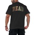 Reading Tee Read Books Teacher Librarian Book Lover Bookworm Men's Back Print T-Shirt
