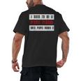 Retro Sarcastic Introvert I Used To Be A People Person Men's Back Print T-Shirt Retro Sarcastic Introvert I Used To Be A People Person Men's Back Print T-Shirt