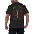 Romantasy Book Club Coffee Sword Roses Men's Back Print T-Shirt