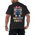 Sarcastic Little MISS SMARTY PANTS Graduation Alumni Game On Men's Back Print T-Shirt