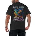 Save A Dragon Ride A Wingleader Books Dragon Lover Cute Men's Back Print T-Shirt