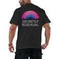 Secretly Bisexual Bi Introvert Bi Pride Antisocial LGBTQ Men's Back Print T-Shirt Secretly Bisexual Bi Introvert Bi Pride Antisocial LGBTQ Men's Back Print T-Shirt
