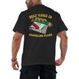 Self Care Is Canceling Plans Introvert Men's Back Print T-Shirt Self Care Is Canceling Plans Introvert Men's Back Print T-Shirt