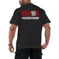 Senior 2018 Valedictorian School Colors Graduation Men's Back Print T-Shirt
