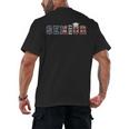 Senior 2023 American Flag USA Graduation Class Of 2023 Women Kids Men Men's Back Print T-Shirt