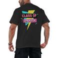 Senior 2023 Graduation Class Of 2023 Retro 90's Graduation Men's Back Print T-Shirt