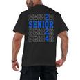 Senior 2024 Graphic Class Of 2024 Graduation Graphic Men's Back Print T-Shirt