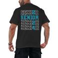Senior 2024 Graduation Class Of 2024 Senior Boys Girls Men's Back Print T-Shirt