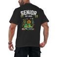 Senior 2025 Graduation Caterpillar For Kids Cute Coquette Men's Back Print T-Shirt