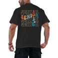 Senior 2026 Class Of 2026 Retro Groovy Graduation Grad Women Men's Back Print T-Shirt