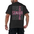 Senior 2026 Class Of 2026 Seniors Graduation 2026 Girl Women Men's Back Print T-Shirt