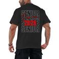 Senior 2026 Retro Class Of 2026 Graduation For Students Men's Back Print T-Shirt