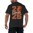 Senior Basketball Class Of 2026 Crew Basketball Graduation Men's Back Print T-Shirt