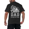 Senior Cheerleader Dad Cheer Class Of 2026 Graduation Men Men's Back Print T-Shirt