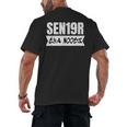 Senior Class 2019 Shirt High School Graduation Geek Men's Back Print T-Shirt