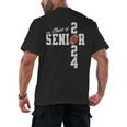 Senior Class Of 2024 Football Graduation Party Favors 2024 Men's Back Print T-Shirt