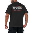 Senior Class 2024 Graduation American Flag Senior 2024 For Women Men Men's Back Print T-Shirt