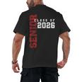 Senior Class Of 2026 Graduation Grad 26 Men's Back Print T-Shirt