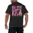 In My Senior Era Class Of 2026 Retro Senior 2026 Graduation Men's Back Print T-Shirt