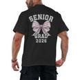 Senior Grad 2026 Class Of 2026 Senior Graduation 2026 Men's Back Print T-Shirt