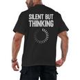 Silent But Thinking Introvert Men's Back Print T-Shirt Silent But Thinking Introvert Men's Back Print T-Shirt