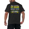 So Long 1st Grade 2nd Grade Here I Come School Graduation Men's Back Print T-Shirt