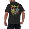 So Long Pre-K Kindergarten Here I Come Graduation Kids Men's Back Print T-Shirt