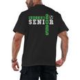 Soccer Senior Night Soccer Senior 2025 Graduation 14 Men's Back Print T-Shirt