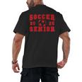 Soccer Senior Night Soccer Senior 2025 Graduation 4 Men's Back Print T-Shirt