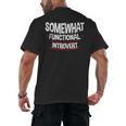 Somewhat Functional Introvert Men's Back Print T-Shirt Somewhat Functional Introvert Men's Back Print T-Shirt