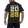 Sophomore 2028 Class Of 2028 Graduation 2028 10th Grade Men's Back Print T-Shirt