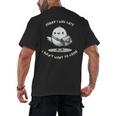 Sorry I Was Late I Didn't Want To Come Introvert Men's Back Print T-Shirt