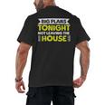 Staying Alone Big Plans Tonight Ideal For Introverts Men's Back Print T-Shirt Staying Alone Big Plans Tonight Ideal For Introverts Men's Back Print T-Shirt