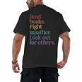 Stop Book Banning Pro Library Men's Back Print T-Shirt