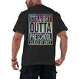 Straight Outta Preschool Class Of 2022 School Graduation Men's Back Print T-Shirt