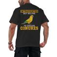 Sun Conure Introvert Parrot Bird Sun Conure Men's Back Print T-Shirt Sun Conure Introvert Parrot Bird Sun Conure Men's Back Print T-Shirt