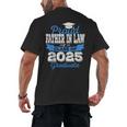 Super Proud Father In Law Of 2025 Graduate Graduation Family Men's Back Print T-Shirt