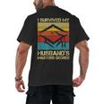 I Survived My Husband's Master's Degree Graduation Men's Back Print T-Shirt