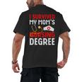 I Survived My Mom's Nursing Degree Graduation Day 2026 Men's Back Print T-Shirt