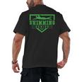 Swimming Senior Night Swim Senior 2026 Graduation 32 Men's Back Print T-Shirt
