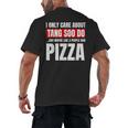 Tang Soo Do Sparring Martial Artist Karate Master Introvert Men's Back Print T-Shirt Tang Soo Do Sparring Martial Artist Karate Master Introvert Men's Back Print T-Shirt