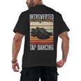 Tap Dancing Introvert Teacher Tap Dancer Tap Dance Men's Back Print T-Shirt